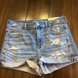 American Eagle super stretch high rise shorty size 10